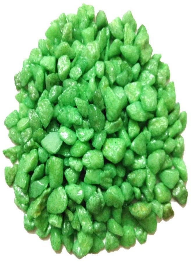 DS Pista Green Pebbles/gravels/Stone for Aquarium, vases, Fountain, Table, Lawn, 475g
